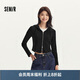 森馬（Semir）外套女短款分割純色小個(gè)子衣服秋季正肩緊身連帽夾克101524108005