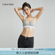 Calvin Klein內(nèi)衣【明星同款摩登引力帶】女士ck無(wú)鋼圈軟支撐美背文胸QF7059 P7A-椰青灰 M 推薦75B-85A