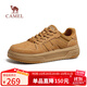 駱駝（CAMEL）復(fù)古厚底輕盈耐磨抓地街頭潮流休閑滑板鞋男 G15AX48079 駝色 41