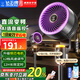 鉆石牌（DIAMOND）電風(fēng)扇空氣循環(huán)扇風(fēng)扇落地扇家用臥室風(fēng)扇客廳宿舍餐廳語(yǔ)音遙控定時(shí)低噪智能風(fēng)扇大風(fēng)量 【直流變頻+1級能效+語(yǔ)音遙控】灰紫色
