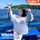 津炳勝上衣女夏季白色防曬罩衫純欲風辣妹裝海邊冰絲薄款微透外搭空調衫 白色【冰絲薄款】【微透】 均碼 【建議130斤以下】