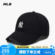 MLB帽子男女軟頂棒球帽虞書欣明星同款運動鴨舌帽3ACP7701N-50BKS-F