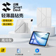閃魔適用ipad air7/6保護(hù)套11英寸M3芯片2025/24款蘋果平板透明亞克力保護(hù)殼灰色