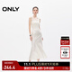 ONLY夏季質(zhì)感垂墜高腰中長(cháng)款魚(yú)尾裙半身裙女|124216007 A43 奶油白色 S (160) 64A