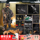 匹特猴和平使命中國兵人武警特種兵軍陸戰(zhàn)隊(duì)模型仿真軍人偶退伍手辦1/6 中國LU軍/送警犬+禮包【1/6】