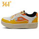 361°加菲貓聯(lián)名款361板鞋女休閑鞋2025夏季新款網(wǎng)面女運動(dòng)鞋582526624 羽毛白復古黃 35 (225mm)