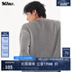 MLMR MY LIFE MY RULES秋季舒適羅紋圓領(lǐng)衣身雙色紗線提花針織衫毛衣男女同款M24325007 C63 卡其色 L