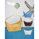 Tagi.《i》帆船斜挎包想象珍珠大容量防水包通勤斜挎包七夕禮物-柑橘