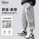 DISNEY童裝兒童運動(dòng)褲2025新款休閑透氣女童長(cháng)褲秋季束腳男孩褲子 迪戴帽米奇K灰 110