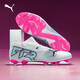 彪馬（PUMA）FG/AG長(cháng)釘輕量訓練足球鞋男天然草坪釘鞋FUTURE 7 107715 白-黑色-粉-01 42