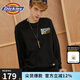 dickies 長袖衛(wèi)衣 百搭休閑圓領(lǐng)字母印花上衣 衛(wèi)衣男 9449 黑色 M
