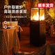 FIREPLUS戶外液化氣取暖器酒吧商用燃?xì)馊∨癄t壁爐真火塔型別墅采暖烤火爐 雅典娜【液化氣單爐】