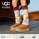 UGG冬季女士厚底經(jīng)典字母襪套高筒靴雪地靴 1144044 CHE | 栗色 38