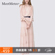 MeetMetro瑪依爾法式仙女連衣裙女2025春新款高端氣質(zhì)純欲風(fēng)裙子禮服長裙 藕粉【現(xiàn)貨閃電發(fā)】 XL