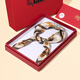 BéLIER LAINé絲巾100%桑蠶絲女士絲巾高端禮盒方巾七夕情人節(jié)禮物送老婆女友 【卡其羽翼禮盒裝】七夕送禮推薦