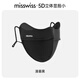 MissWiss5D立體防曬口罩女護眼角高顏值2025新款防曬面罩 【軟骨支撐-防護至眼角】漫暮黑
