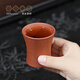 百年利永 宜興純全手工紫砂杯品茗杯原礦束腰杯功夫茶具泡茶杯主人杯配件 降坡泥