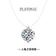 PLATONIC【官方正品】人魚(yú)之淚項鏈女士款頸鏈銀飾品女生教師節禮物送女友明星同款 【925銀】1克拉閃鋯