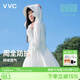 VVC防曬衣服女士夏季長款冰絲涼感防紫外線外套時尚出游披肩 冰川白