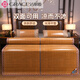 潔麗雅（Grace）竹席涼席 雙人家用席子可折疊 兩用空調(diào)席子180*200cm