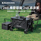 black dog黑狗戶外營地車露營車聚攏收納野餐手推車 升級款帶桌板