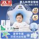 活石（LIVING STONES）定型枕頭嬰兒0-6個(gè)月睡圓頭嬰兒枕頭0-1歲糾正偏頭型新生兒童枕頭 白藍(lán) 【0-6個(gè)月】7A抗菌+涼暖雙面冰絲枕套 0-2歲寶寶定型枕頭可機(jī)洗
