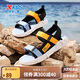 特步（XTEP）兒童童鞋男童夏季網(wǎng)革露趾涼鞋大童沙灘鞋 黑/毛月藍 37碼