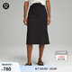 lululemon丨City Sleek 女士高腰半身裙 LW8ALKS 黑色 27