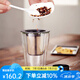 芬倫德國進口finum芬倫保溫耐熱茶水杯帶過濾辦公室杯 玻璃 320ml雙層玻璃杯