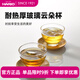 HARIO日本耐熱玻璃杯 咖啡杯 加厚日本原裝進(jìn)口茶杯水杯HU 2個裝