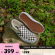 VANS范斯官方 經(jīng)典款Slip-On黑白棋盤格經(jīng)典一腳蹬鞋帆布鞋低幫 黑白棋盤格 37