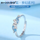 Ehangy冰落夢(mèng)藍(lán)戒指女氣質(zhì)簡約精致單圈飾品情人節(jié)生日禮物送女友 冰落夢(mèng)藍(lán)·開口戒指【精品禮盒】 【免費(fèi)刻字/代寫賀卡】聯(lián)系客服