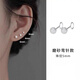 Warme Farben 女士養(yǎng)耳洞睡覺不用摘耳釘耳針彎鉤耳飾防丟仿堵耳釘睡覺免摘女 磨砂養(yǎng)耳耳釘（牢固不脫落）5mm