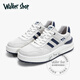 Walker Shop運動(dòng)休閑鞋男夏季新款透氣小白鞋百搭時(shí)尚輕便軟底鞋子男 白藍 38