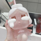泡泡MART  CRYBABY眼淚工廠系列搪膠臉毛絨盲盒哭娃公仔玩具 哭哭兔毛絨吸管杯/不退不換