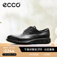 愛步（ECCO）休閑皮鞋 25年夏季新款系帶男鞋 混動防水720 524784 黑色52478401001 42