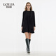 歌莉婭西裝套裝女2025新款秋季通勤穿搭大方得體兩件套1EDJAC330 50B灰黑色 M
