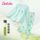 笛莎（DEESHA）【100%棉網(wǎng)眼】童裝兒童家居服中大童女孩睡衣兒童空調服套裝