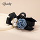 Qlady布藝玫瑰抓夾發(fā)飾發(fā)卡魚(yú)夾發(fā)夾女后腦勺2025新款七夕情人節(jié)禮物