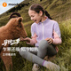 moodytiger【明星同款】女童外套暖皮衣秋冬季拒水保暖兒童外套柔軟透氣運(yùn)動(dòng) 薰衣草紫 160 cm