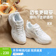李寧跑步鞋女鞋夏季馬卡龍配色透氣網(wǎng)面舒適運(yùn)動(dòng)鞋情侶時(shí)尚復(fù)古老爹鞋 云霧白/銀色-3 37