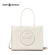 托里.伯奇（TORY BURCH）禮物TB女包送女友單肩手提托特包145612 100暖白色 小號