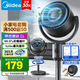 美的（Midea）空氣循環(huán)扇電風(fēng)扇家用搖頭臺(tái)式桌面兩用小電扇臥室低噪臺(tái)扇循環(huán)扇【25年全新升級(jí)】 【Turbo噴射暴風(fēng)空氣循環(huán)】24KL