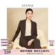 JESSIE氣質(zhì)通勤西裝外套2024秋新款今年流行休閑西服 咖色 L