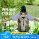 駱駝（CAMEL）戶(hù)外登山包旅行輕便大容量雙肩包騎行跑步男女包1F01018B淺卡其