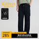 卡賓工裝傘兵褲休閑褲25夏超薄面料傘兵工裝設(shè)計  煤黑色01  XL 180