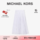 MICHAEL KORS邁克高仕 MK【七夕禮物】女士鏤空蕾絲長款半身裙 白色 100 XS
