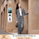 香影高級感輕職場西裝套裝女春秋2025新款西服外套褲子灰色兩件套 灰色 M