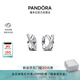 潘多拉（PANDORA）密鑲交錯(cuò)三環(huán)耳環(huán)女小眾設(shè)計(jì)精致高級(jí)生日禮物送女友