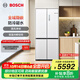 博世（BOSCH）小平安S8冰箱 503L大容量家用十字對開(kāi)門(mén)四門(mén)電冰箱 凈味抗菌 超薄平嵌 0縫嵌入防撞鉸鏈 防冷凝水 KCP50A20TI